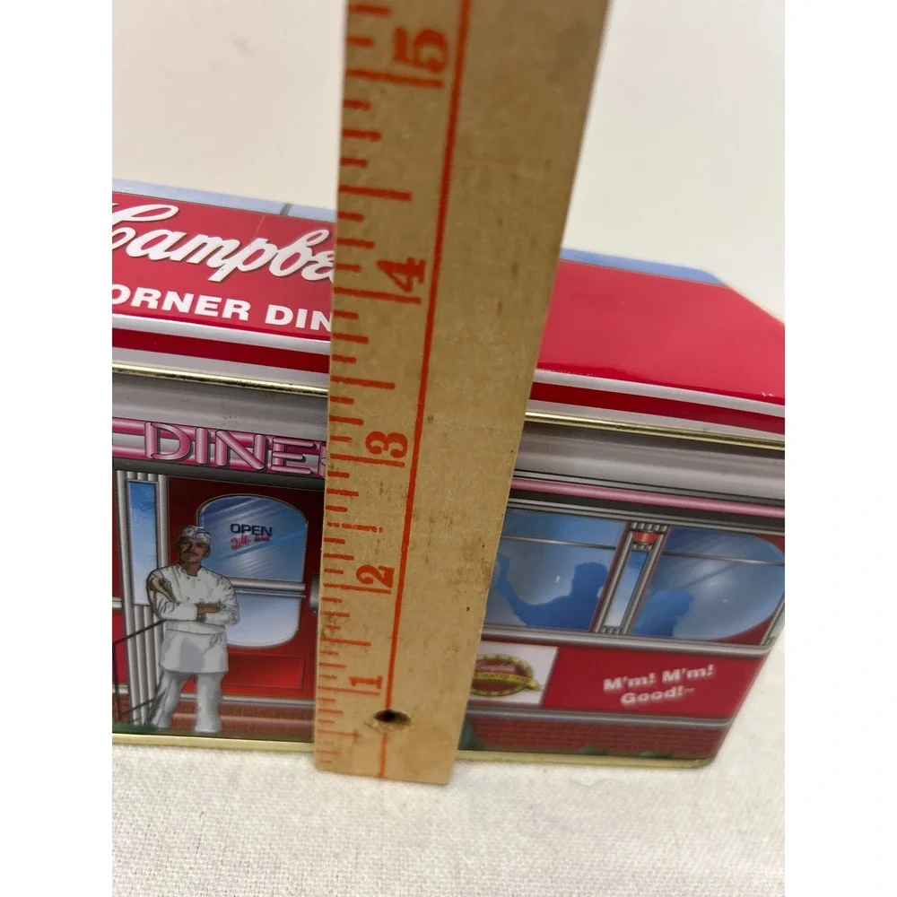 Campbell's Corner Diner‎ Tin Box Retro Collectible Kitchen Decor Storage